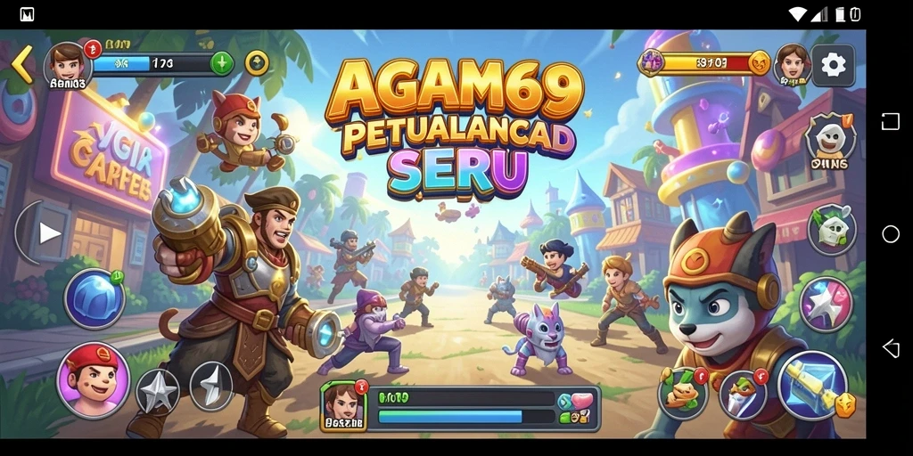 Tampilan gameplay seru dalam AGAM69 dengan rintangan menarik.