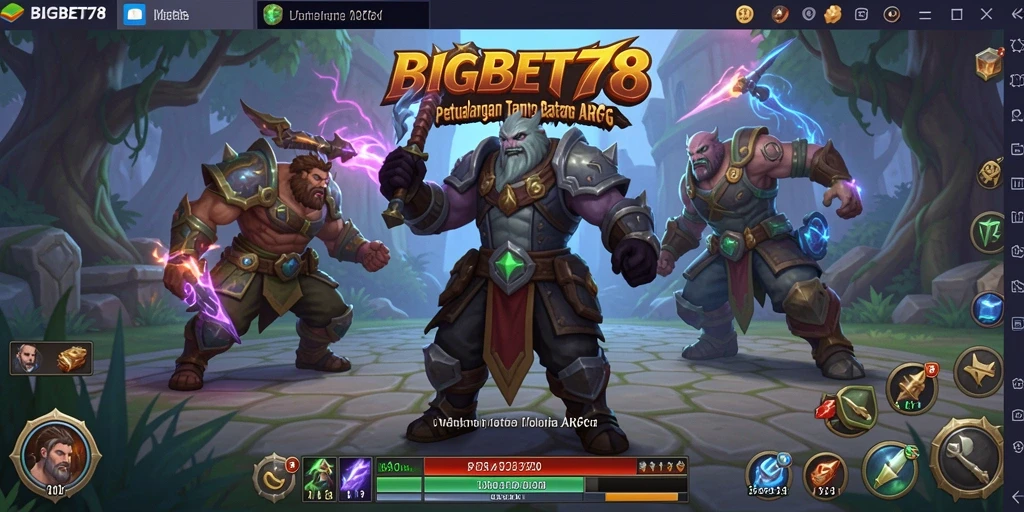 Screenshot gameplay BIGBET78 yang menampilkan aksi pertarungan seru.