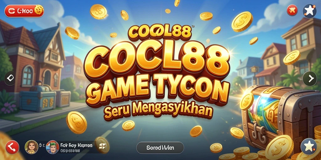 Screenshot COCOL88 menampilkan momen permainan bisnis yang seru.