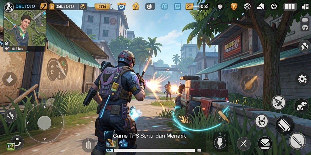 Tampilan gameplay seru DBLTOTO dengan aksi mendebarkan.