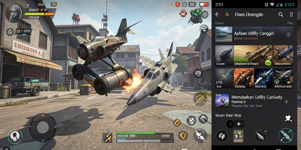 Screenshot utama F7F7 menampilkan antarmuka aplikasi Utility yang user-friendly.