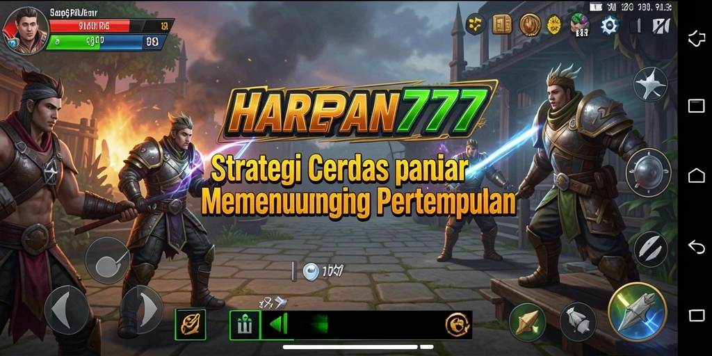 Tampilan gameplay HARAPAN777 yang menegangkan dan strategis.