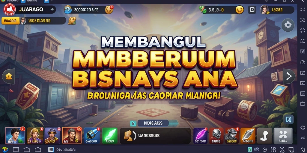 Tampilan gameplay JUARAGO yang menarik dan menantang.