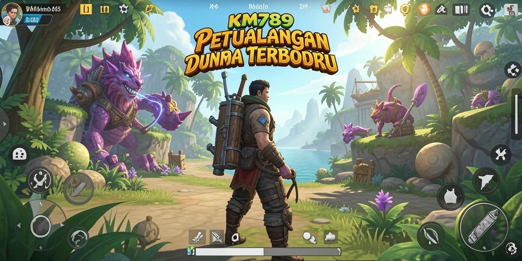 Tangkapan layar menunjukkan gameplay seru dalam dunia Open World.