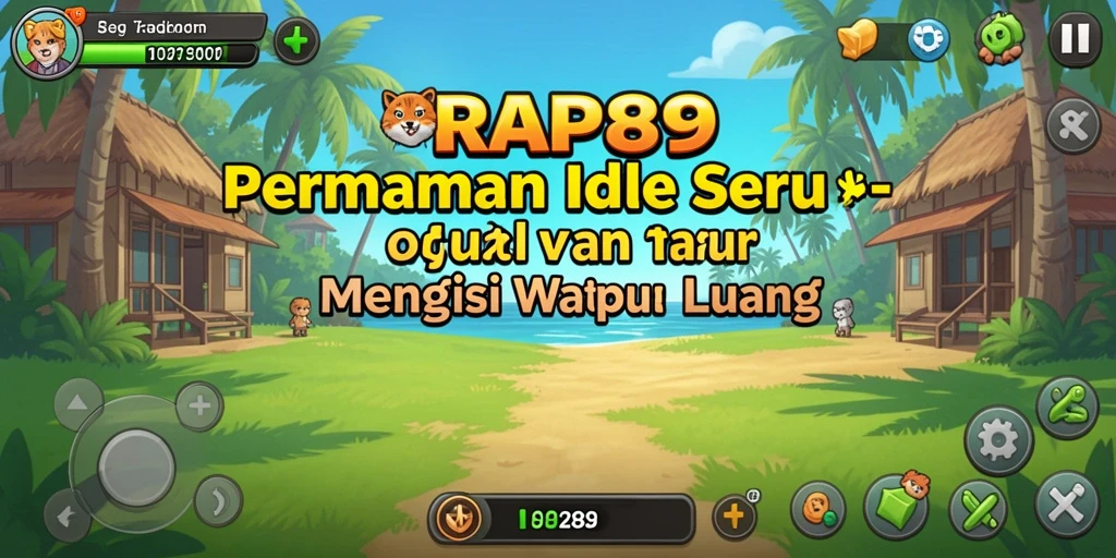 Tampilan gameplay <strong>RAP89</strong> yang menarik dan interaktif di layar utama.