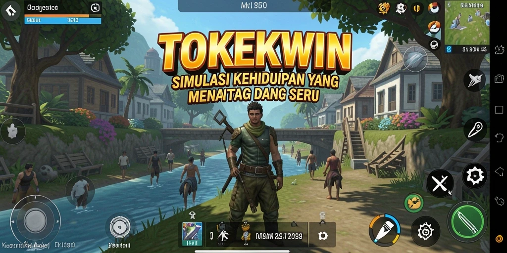 Tampilan grafis menawan dari gameplay TOKEKWIN yang mengasyikkan.