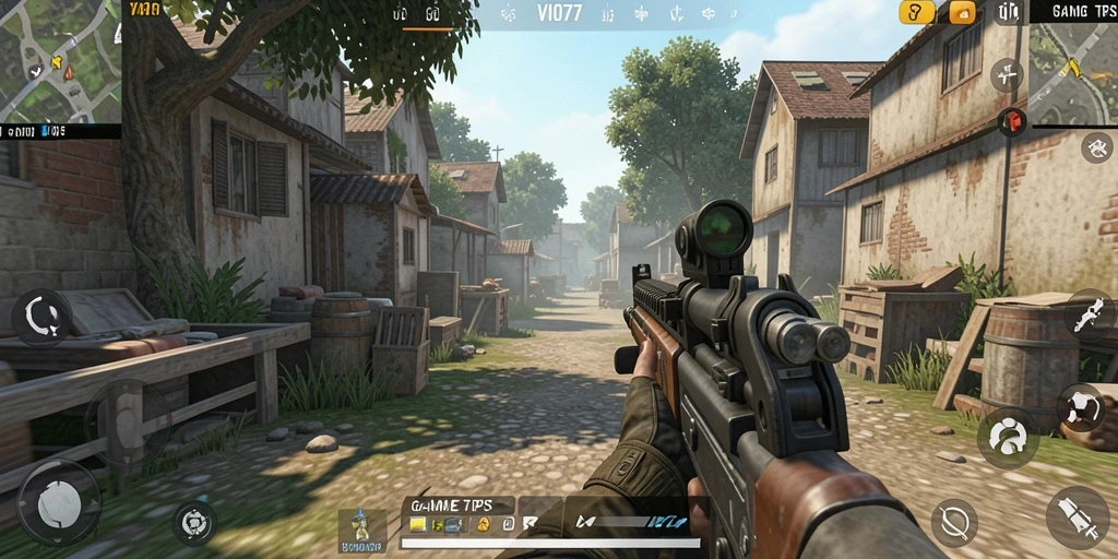 Screenshot gameplay VIO77 menampilkan aksi pertempuran yang intens.